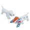 Colorations Set of 12 Decorate Your Own Fabric Plush Stuffed Puppy Dog, Arts & Crafts, Autograph, Signatures, Smooth, 4-1/4 inches H x 8-1/4 inches L